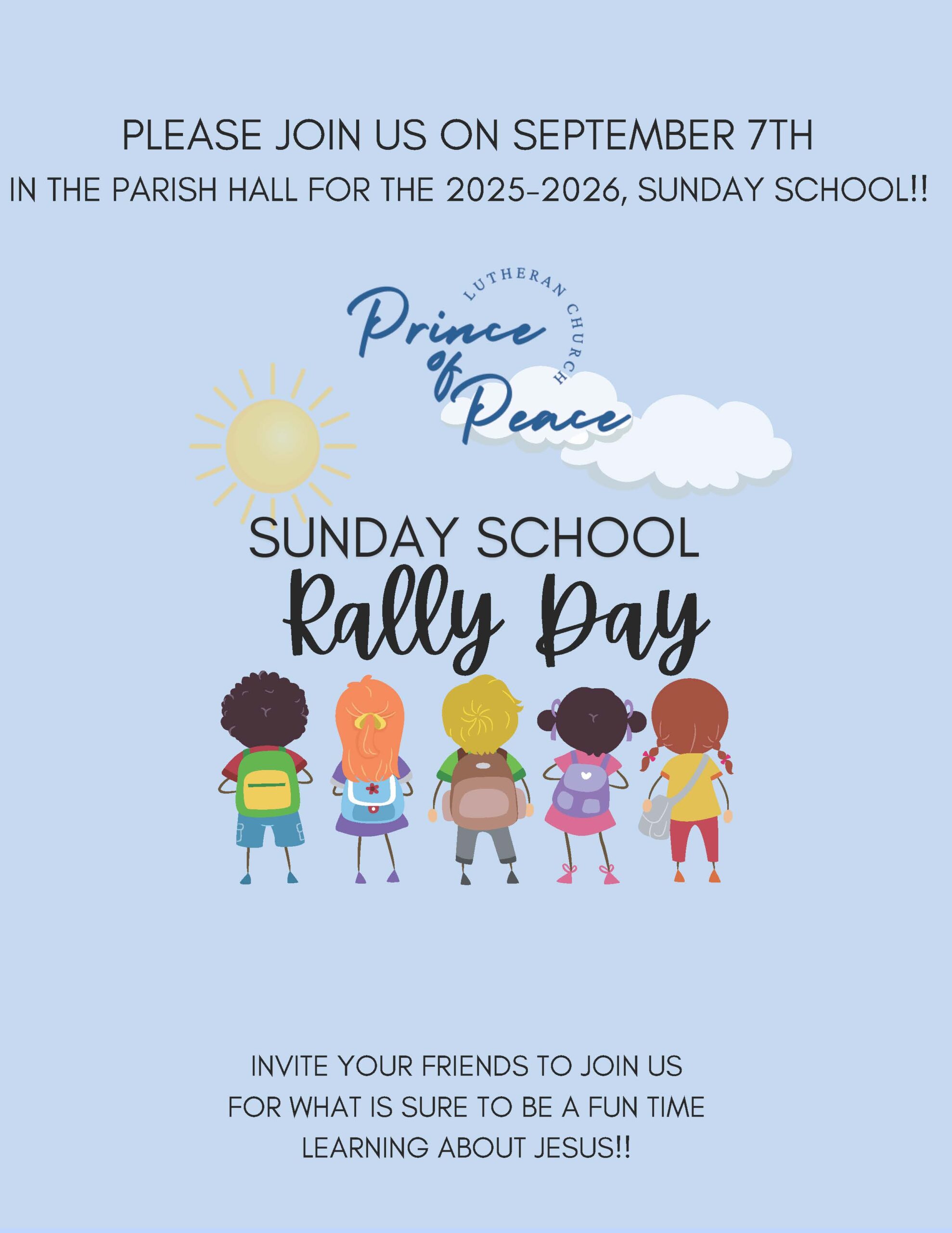 Rally Day Flyer